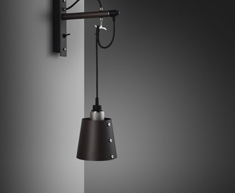 Бра Hooked Wall / Small / Graphite / Steel