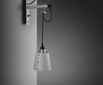 Бра Hooked Wall / Small / Stone / Steel