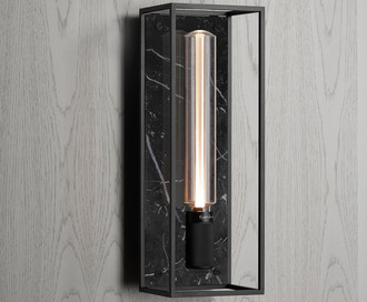 Бра Caged Wall 1.0 / L / Satin Black Marble