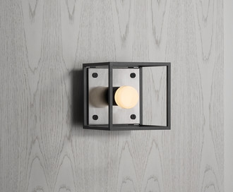 Бра Caged Wall 1.0 / S / Brushed Steel