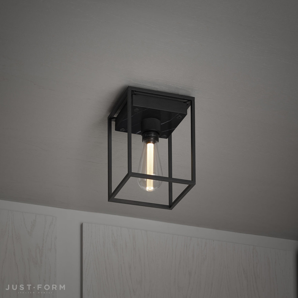 Потолочный светильник Caged Ceiling / Medium / Black Marble фабрика Buster + Punch фотография № 1