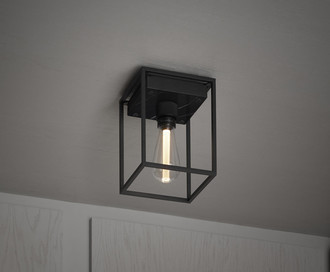 Потолочный светильник Caged Ceiling 1.0 / M / Satin Black Marble