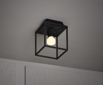 Потолочный светильник Caged Ceiling 1.0 / S / Satin Black Marble