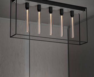 Потолочный светильник Caged Ceiling 5.0 / Polished White Marble