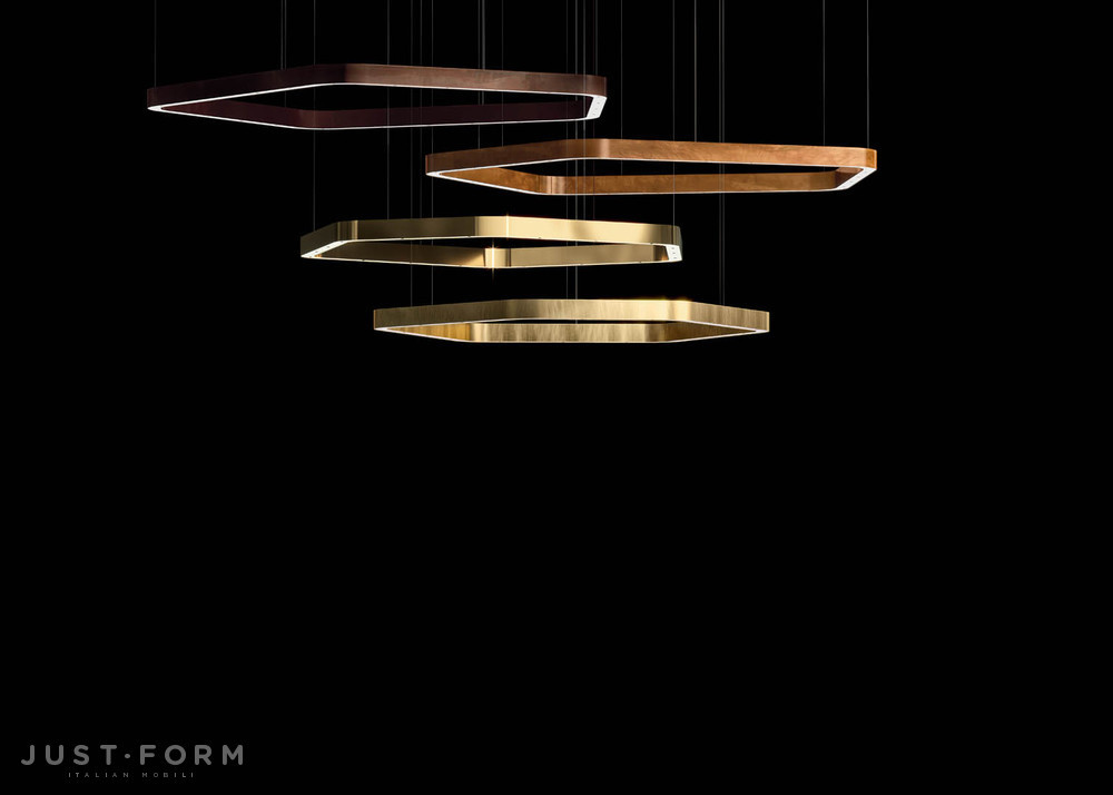 Люстра Light Ring Horizontal Polygonal фабрика Henge фотография № 2