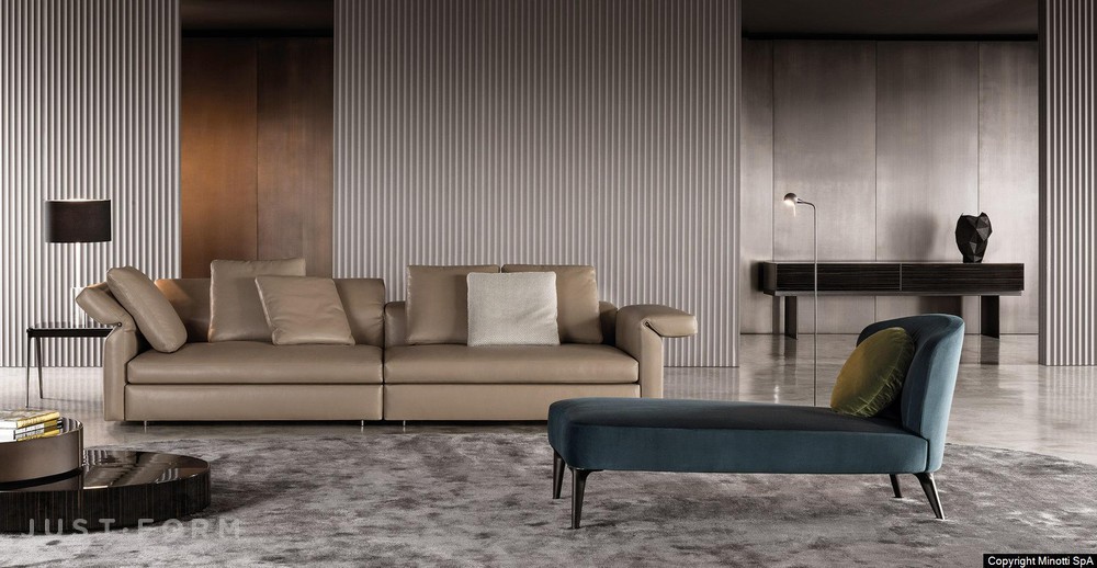 Кушетка Aston "Chaise-longue" фабрика Minotti фотография № 2