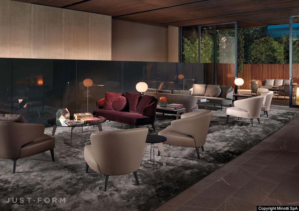 Диван Aston Sofa фабрика Minotti фотография № 8