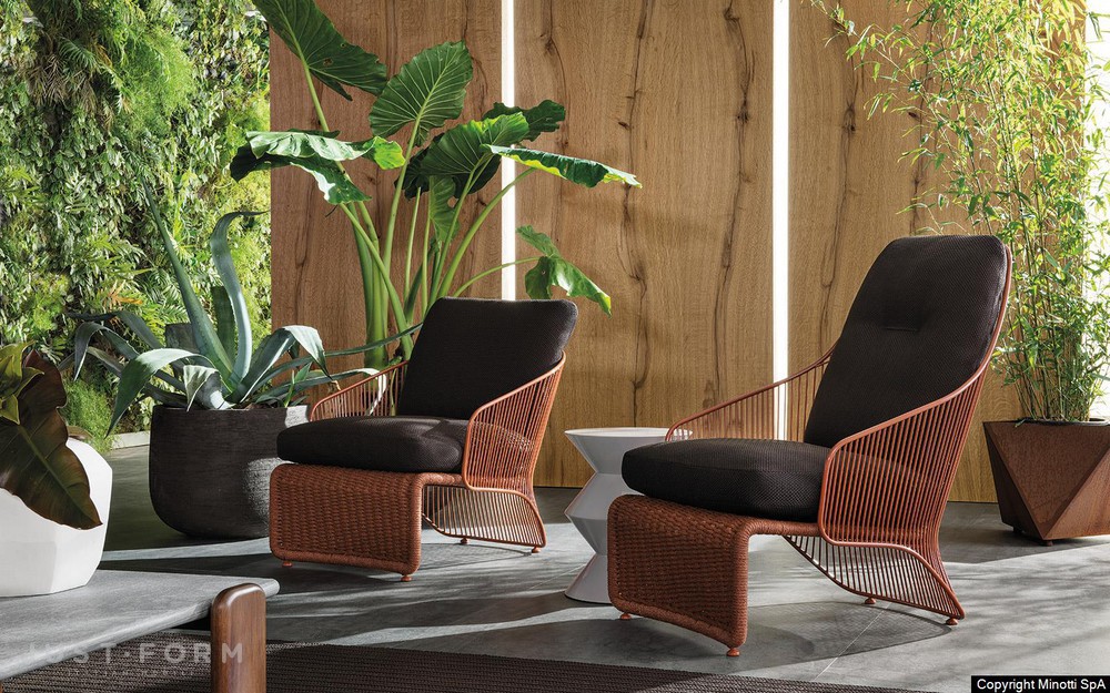 Уличное кресло Colette Outdoor фабрика Minotti фотография № 7