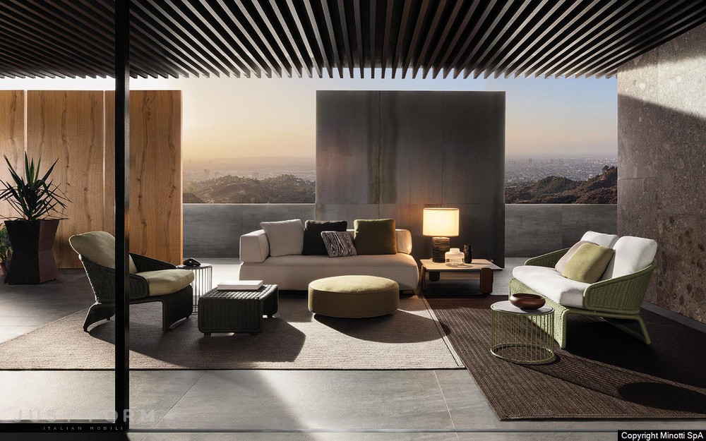 Уличный модульный диван Florida Outdoor фабрика Minotti фотография № 10