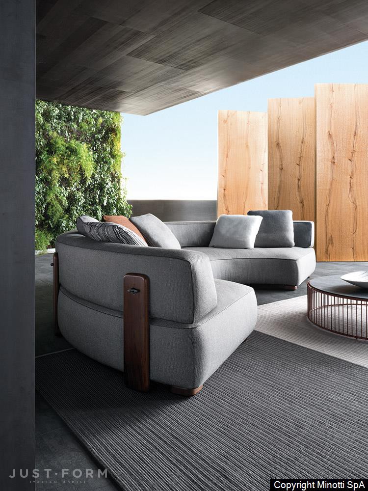 Уличный модульный диван Florida Outdoor фабрика Minotti фотография № 3