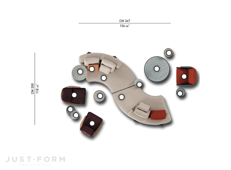 Уличный модульный диван Florida Outdoor фабрика Minotti фотография № 30