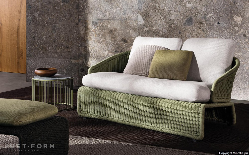 Уличная скамеечка для ног Halley Outdoor фабрика Minotti фотография № 4