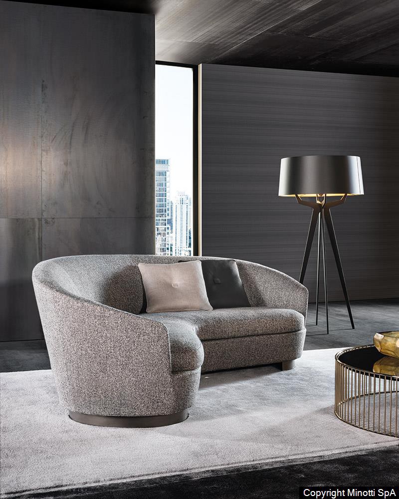 Угловой диван Jacques Angled Sofa фабрика Minotti фотография № 4