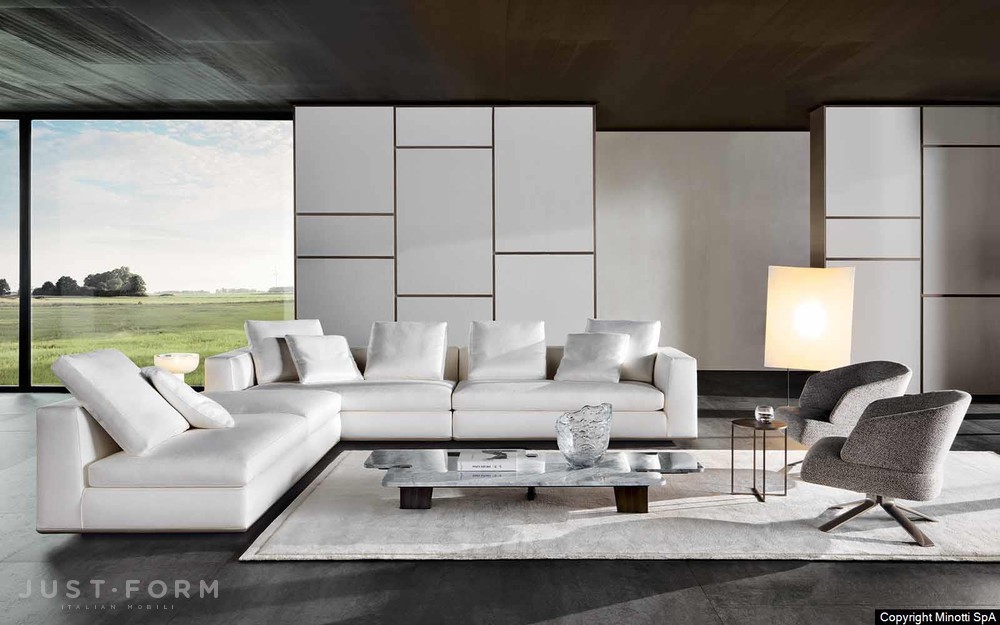 Модульный диван Powell фабрика Minotti фотография № 25
