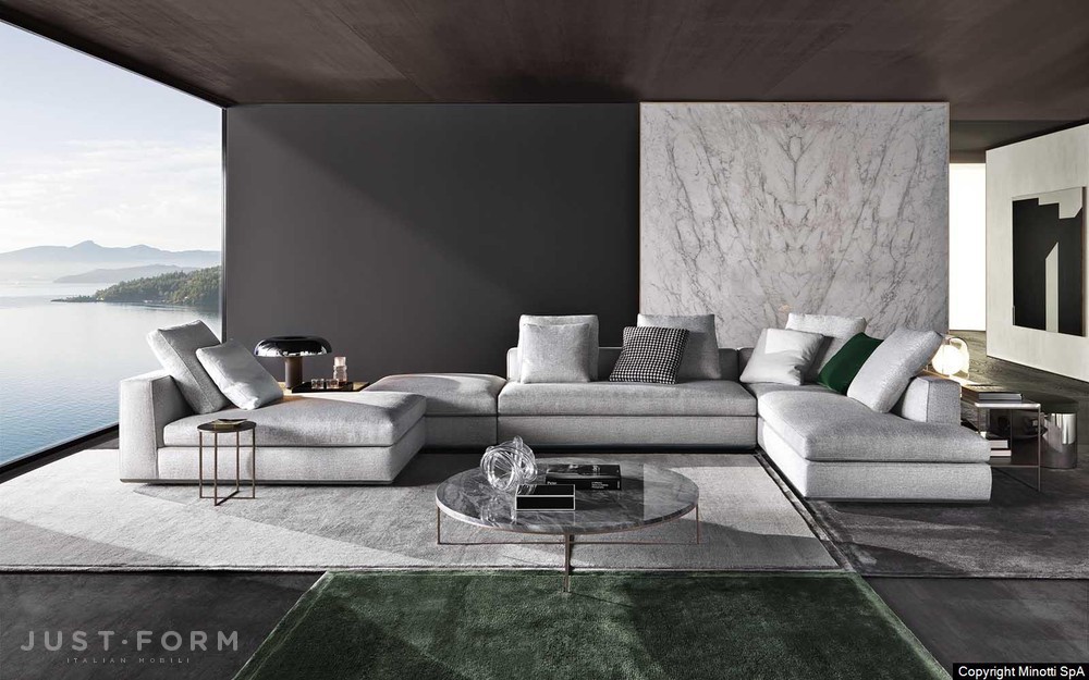 Модульный диван Powell фабрика Minotti фотография № 23