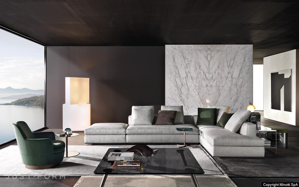 Модульный диван Powell фабрика Minotti фотография № 20