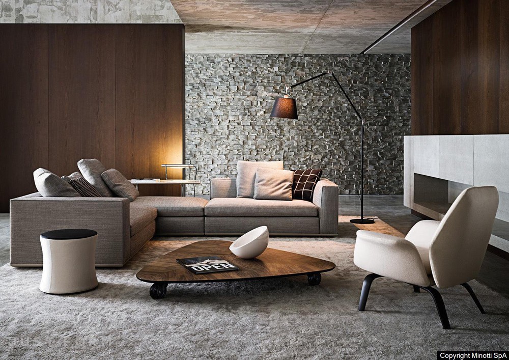 Модульный диван Powell фабрика Minotti фотография № 16