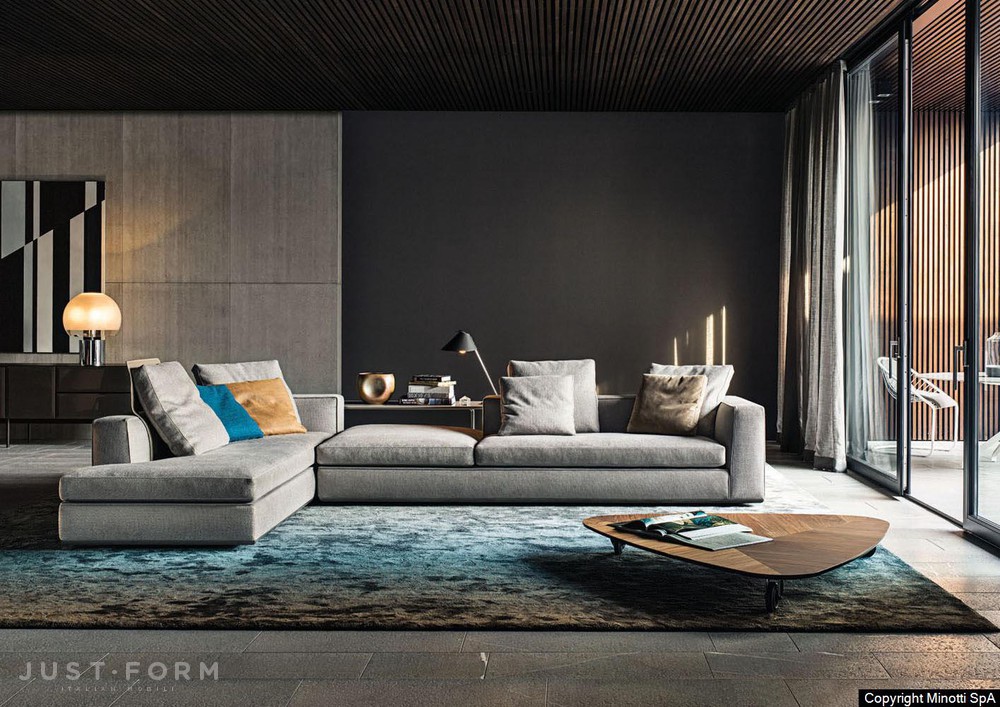 Модульный диван Powell фабрика Minotti фотография № 14