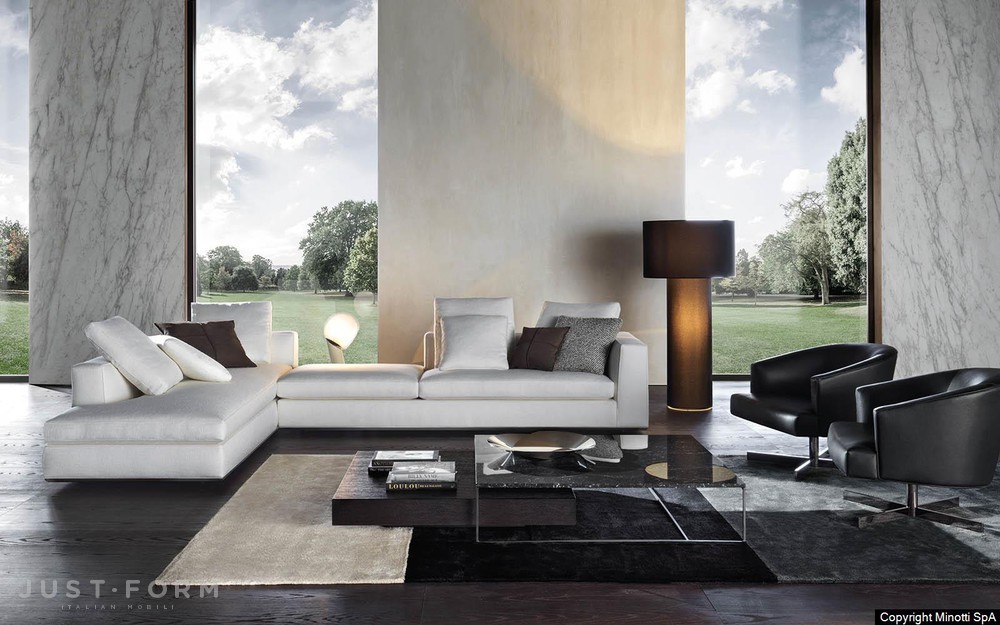 Модульный диван Powell фабрика Minotti фотография № 12