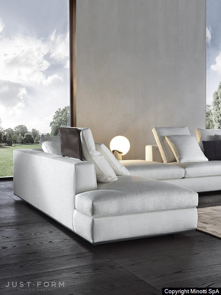 Диван с одним подлокотником Powell  фабрика Minotti фотография № 6