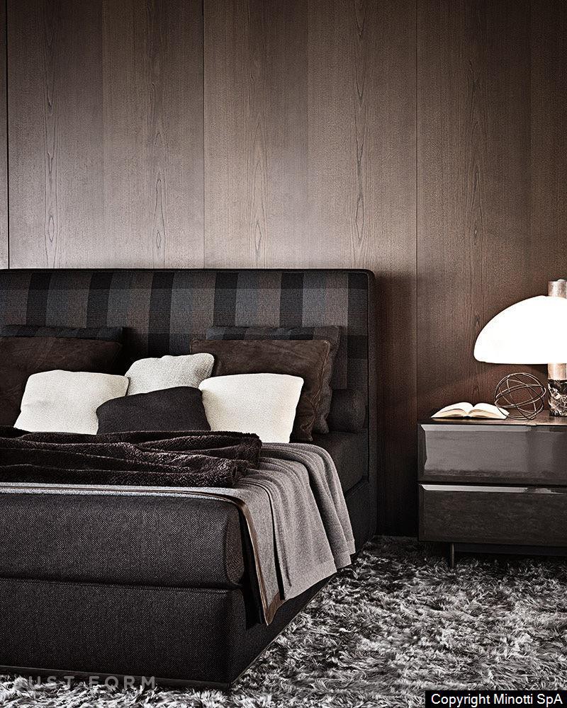 Кровать Powell Bed.121 фабрика Minotti фотография № 4