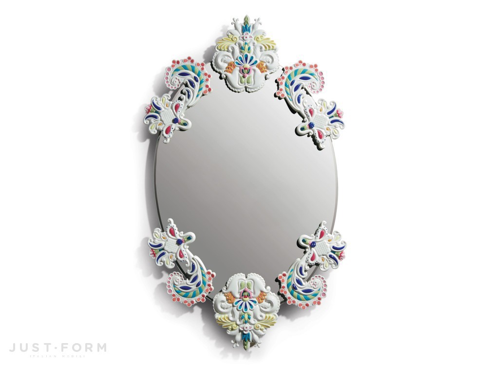 Зеркало Oval Mirror W/O Frame Multicolor фабрика Lladró фотография № 1