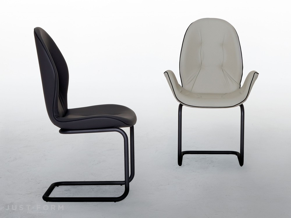 Кожаный стул с подлокотниками Sorrento фабрика Tonin Casa фотография № 1