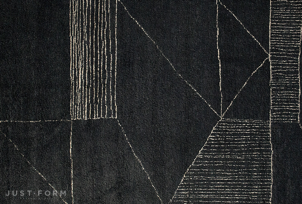 Ковер Berbere Dark Grey + Natural | Pattern A фабрика Baxter фотография № 1
