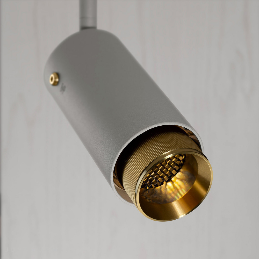 Точечный светильник Exhaust Spot / Stone / Brass фабрика Buster + Punch фотография № 2