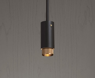 Подвесной светильник Exhaust Pendant / Graphite / Brass