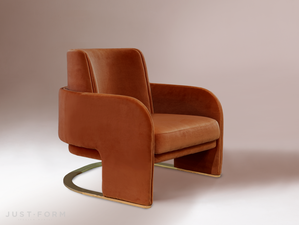 Cantilever Fabric Armchair With Armrests Odisseia фабрика DOOQ фотография № 1