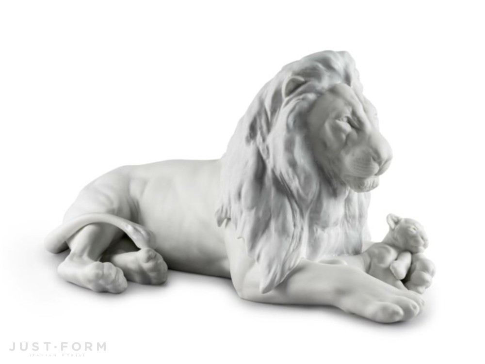 Декоративный предмет Lion With Cub фабрика Lladró фотография № 1