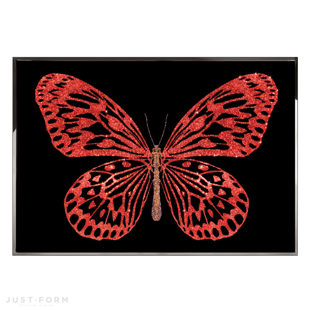Панно Red Butterfly фабрика Visionnaire фотография № 1