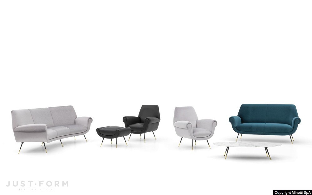 Кресло Albert фабрика Minotti фотография № 8