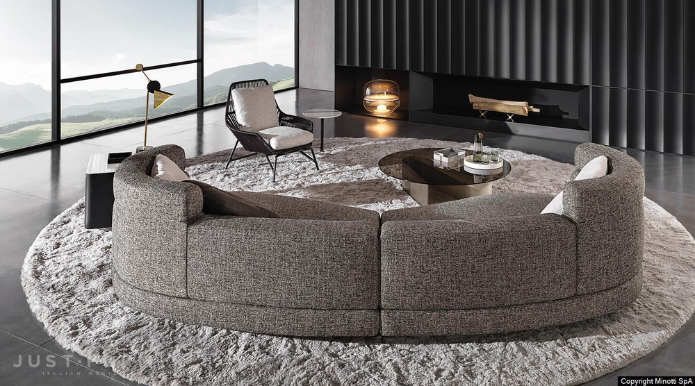 Модульный диван Alexander фабрика Minotti фотография № 41