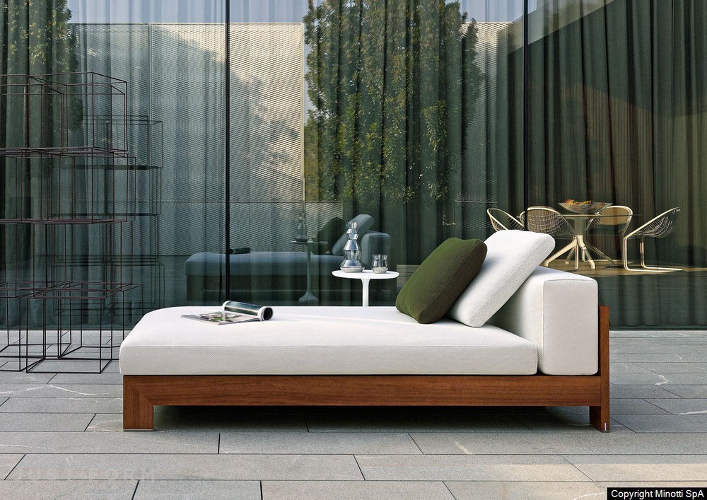 Садовый диван Alison Iroko Outdoor фабрика Minotti фотография № 10