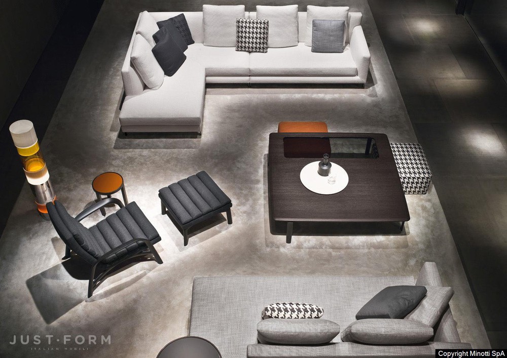 Модульный диван Allen фабрика Minotti фотография № 16