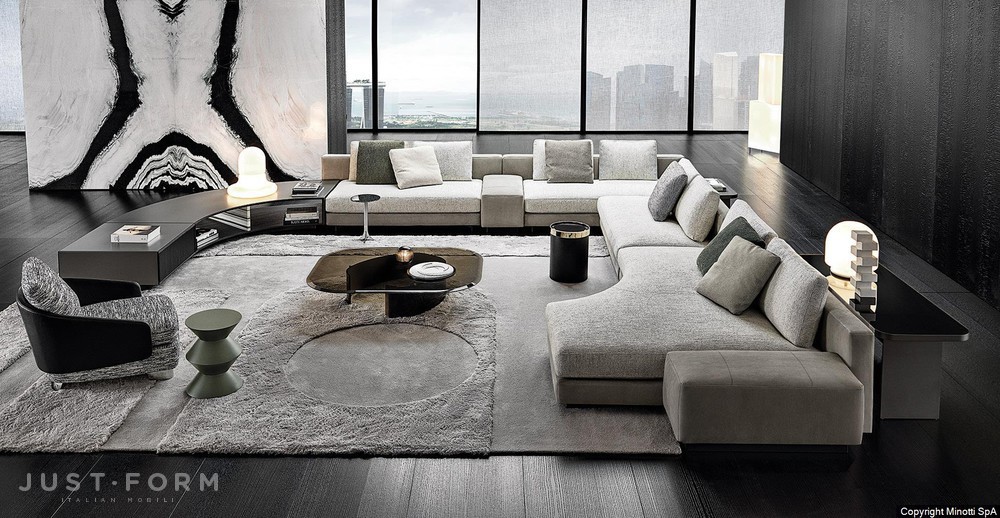 Модульный диван Daniels фабрика Minotti фотография № 11
