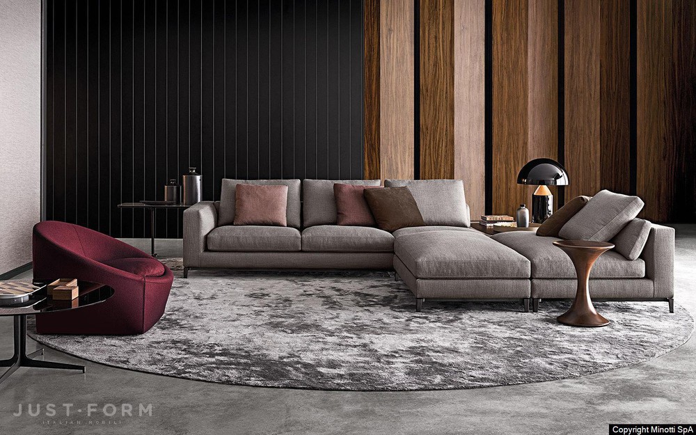 Модульный диван Andersen фабрика Minotti фотография № 5