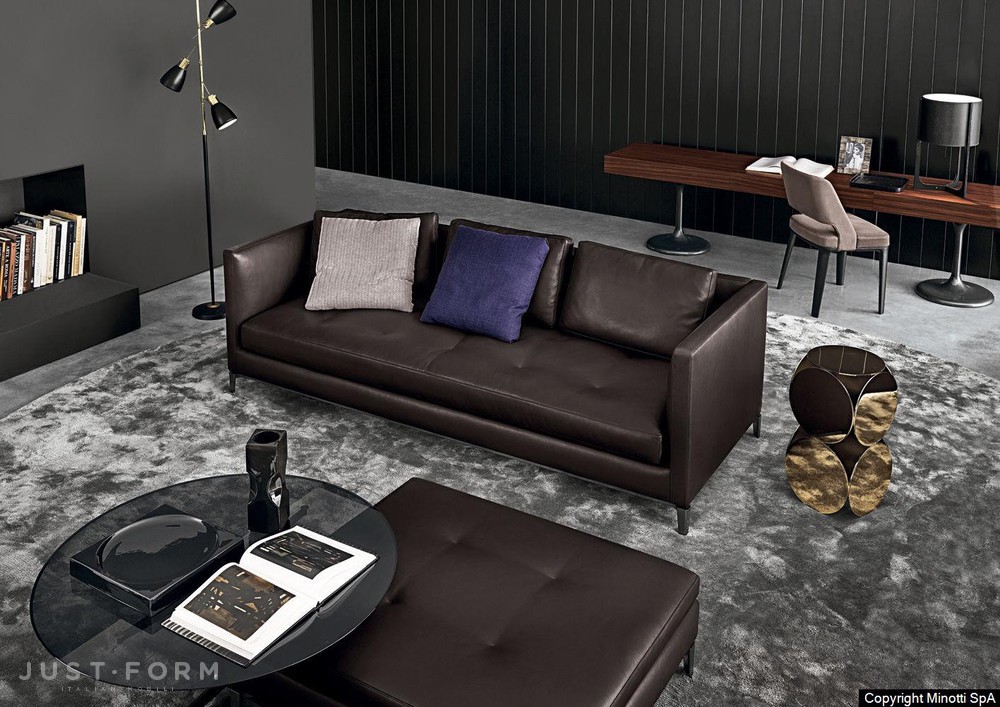 Модульный диван Andersen Slim 90 "Quilt" фабрика Minotti фотография № 3