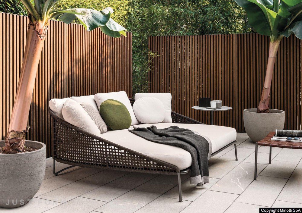 Садовый диван Aston "Cord" Outdoor фабрика Minotti фотография № 9