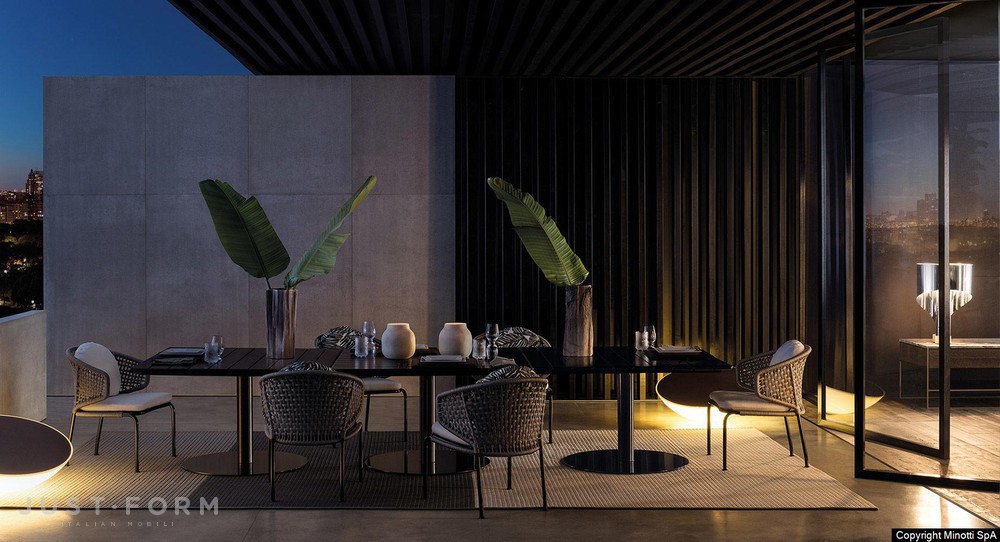 Садовый стул Aston "Cord" Lounge Outdoor Chair фабрика Minotti фотография № 3