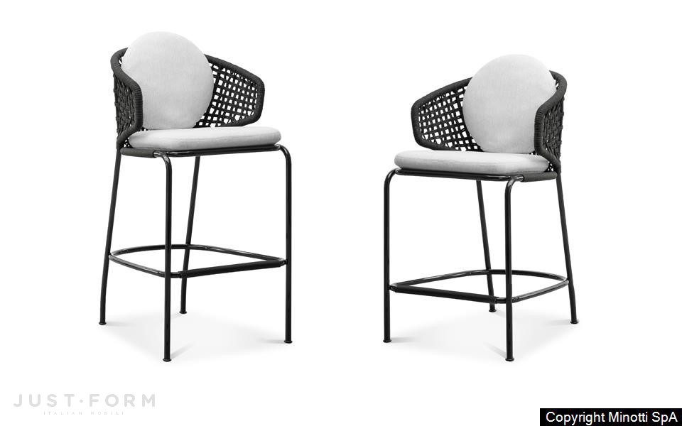 Садовый барный стул Aston "Cord" Outdoor Stool фабрика Minotti фотография № 2