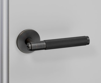 Фиксированная дверная ручка Fixed Door Handle / Single-Sided / Cross / Smoked Bronze