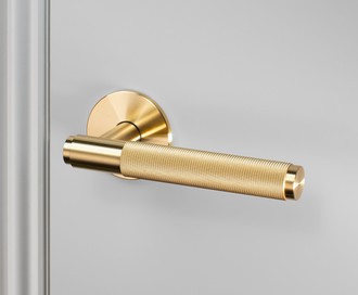 Фиксированная дверная ручка Fixed Door Handle / Single-Sided / Cross / Brass