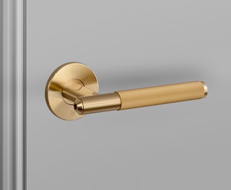 Фиксированная дверная ручка Fixed Door Handle / Single-Sided / Linear / Brass
