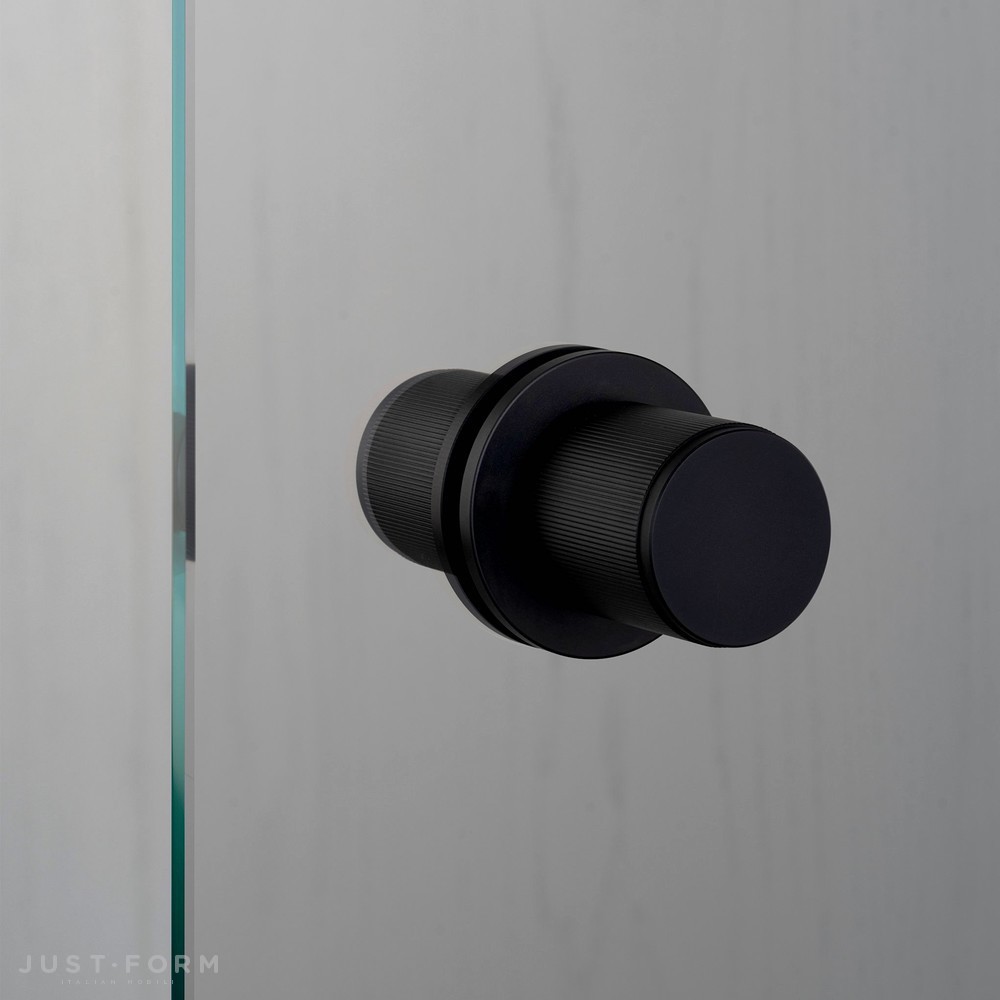 Двойная фиксированная дверная ручка Fixed Door Knob / Double-Sided / Linear / Welders Black фабрика Buster + Punch фотография № 2