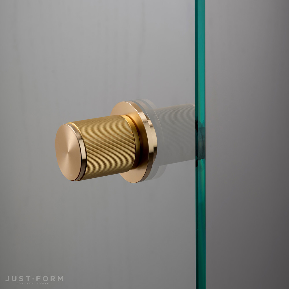Одиночная фиксированная дверная ручка  Fixed Door Knob / Single-Sided / Linear / Brass фабрика Buster + Punch фотография № 1
