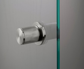 Одиночная фиксированная дверная ручка  Fixed Door Knob / Single-Sided / Linear / Steel