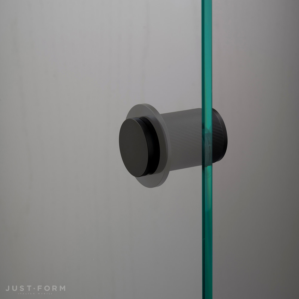 Одиночная фиксированная дверная ручка  Fixed Door Knob / Single-Sided / Linear / Welders Black фабрика Buster + Punch фотография № 2
